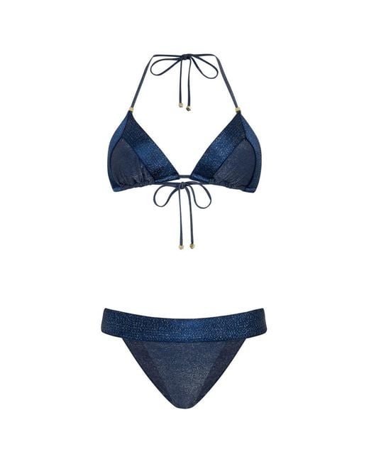 Leyla Maya Ltd Blue Sevi Bikini Set
