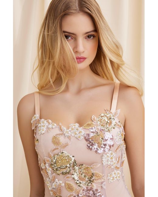 Scarlett Gasque Natural Eternal Bloom Mini Dress
