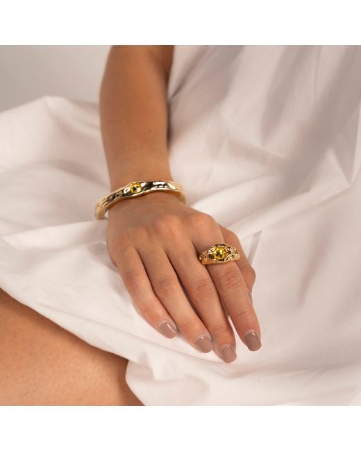 Casa Cala Metallic Cala Topaz- Ring
