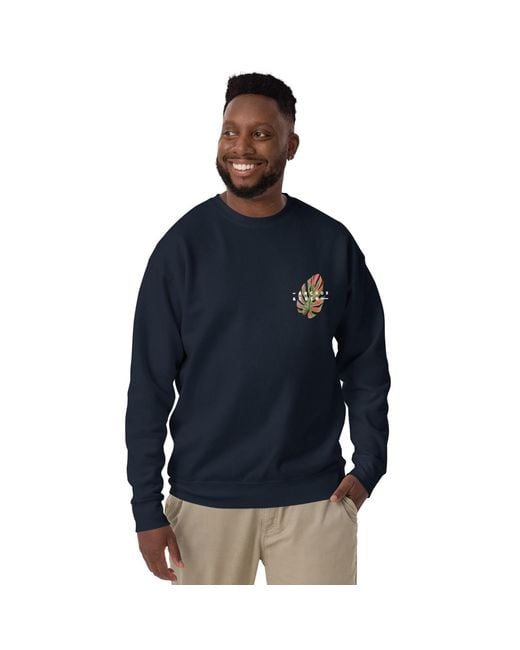 Anchor and Crew Blue Organic By Design Passenger Organic Cotton Sweatshirt