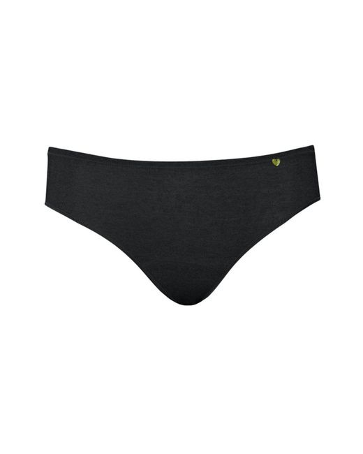 Zd - Zero Defects Black Mid-Rise Diana Briefs