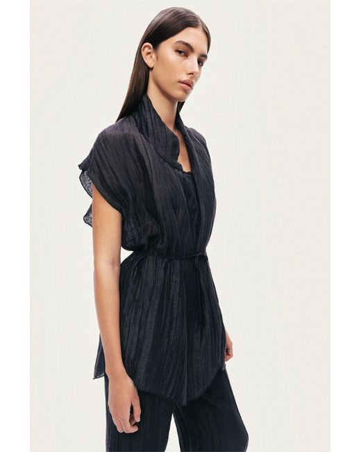 Nocturne Black Belted Vest