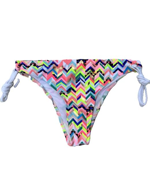 Brasini Swimwear Blue Natalie Tie Side Bikini Bottom