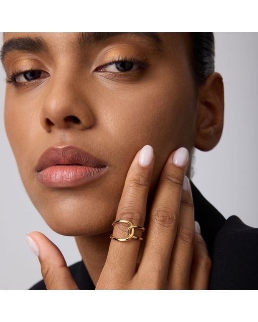 Vanhi Metallic Ayla Link Ring