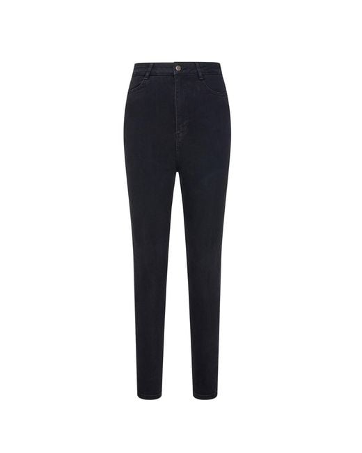 I AM DENIM Blue Tummy Control High Waist Skinny Jeans