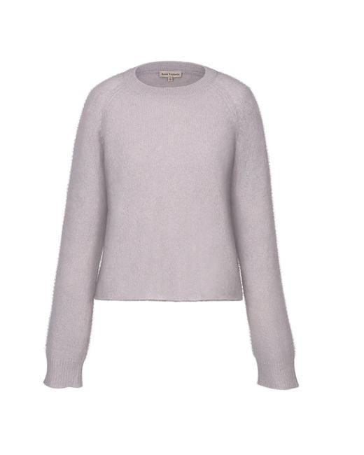 Anse Victorin Purple Elaine Silk Cashmere Pullover