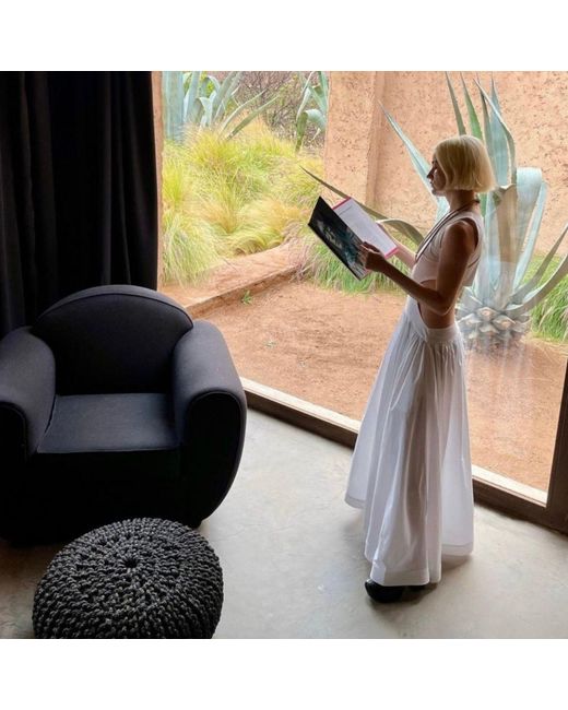 Concepto White Museum Cotton Dress