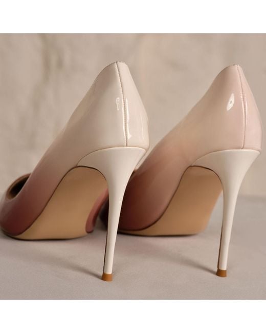 Subashini Heels Brown Crimson Dusk