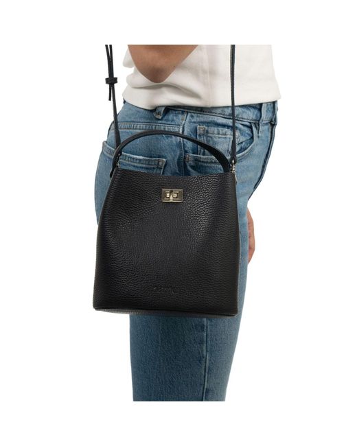 Hamel Atelier Blue Riva Leather Crossbody Bag
