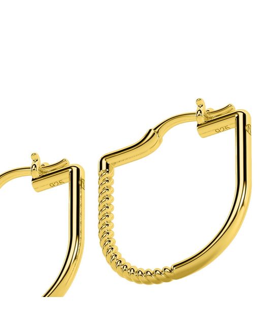 Onia Metallic Braided Everyday U-Hoops