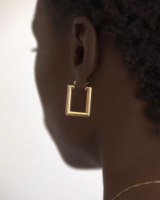 Öugie Metallic The Squared Tube Hoops