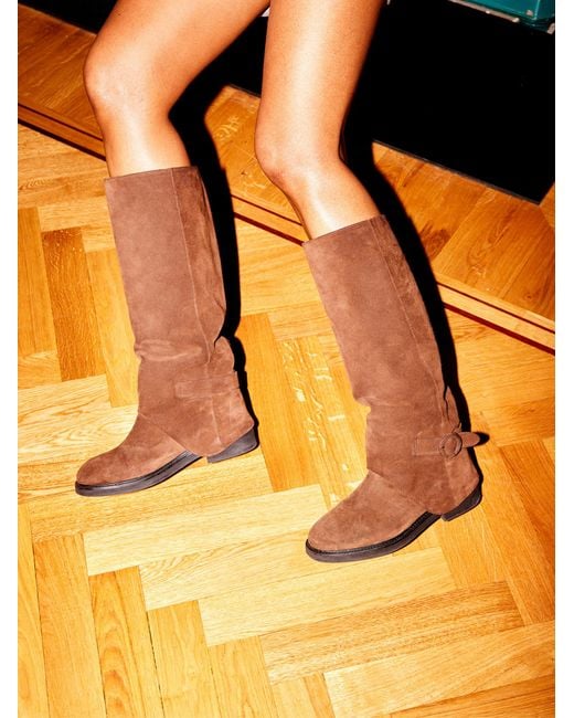 Blankens Brown The Michelle Chocolate Suede
