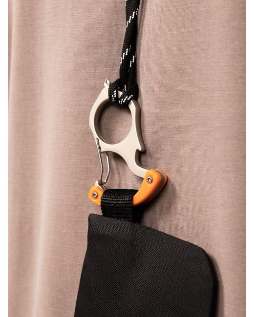 Saved Lab Black Lanyard Wallet for men