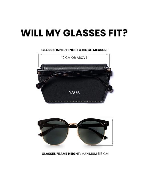 Naoa Black Glasses Care Set