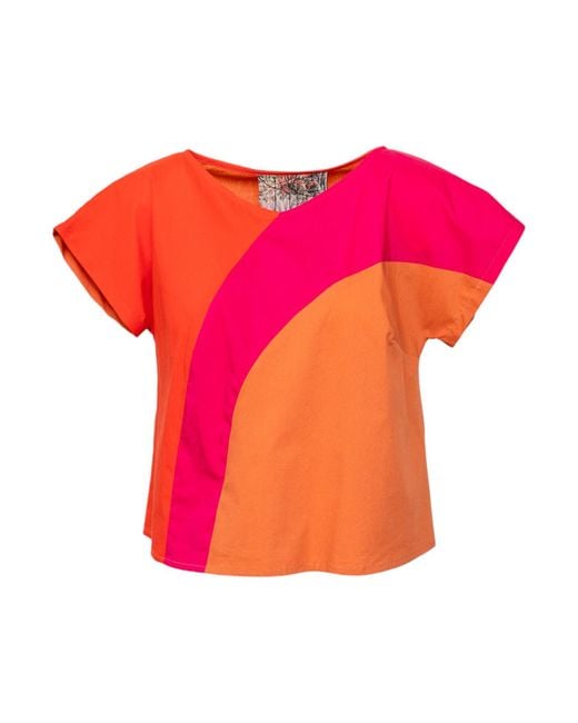 ARTISTA Pink Mona V-Neck Top