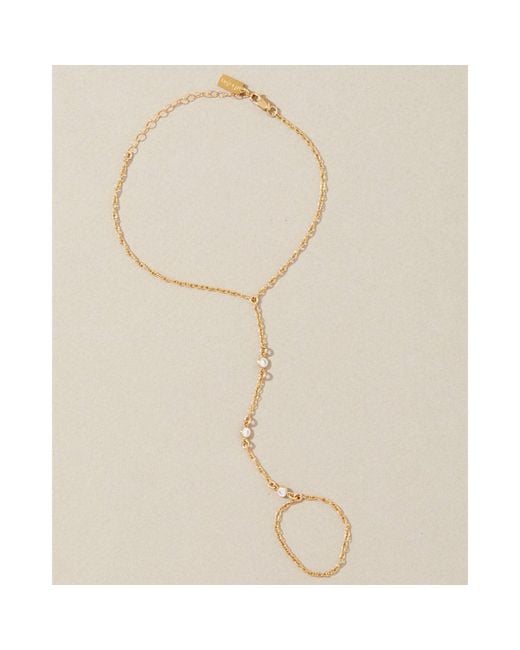 SET & STONES Metallic Cyrus Hand Chain
