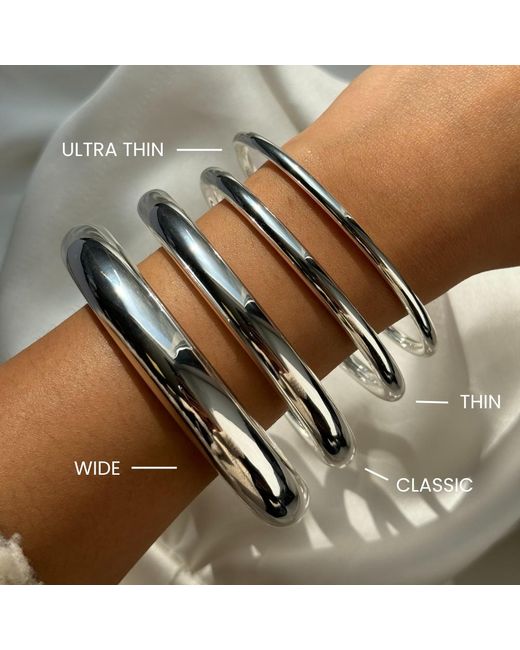 Argento Vivo Metallic Whitney Bangle