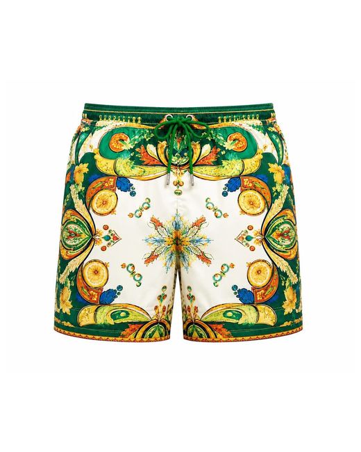 Hustle Green Dolce Vita Swim Shorts for men