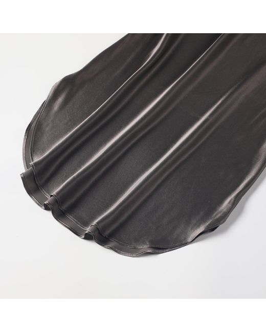 Soft Strokes Silk Brown River Nymph Pure Silk Slip Dress