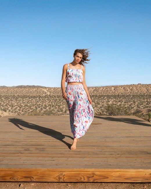 Change of Scenery White Charlie Skirt