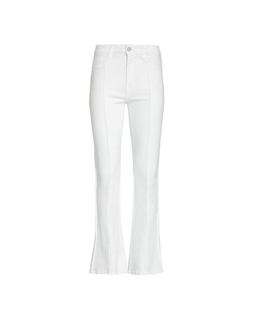 NOEND Lily Skinny Trumpet Flare in White
