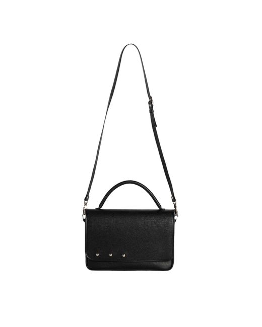 Laura Olaru Black Anna Leather Bag