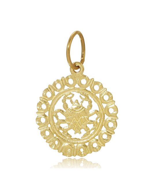 Maya Brenner Metallic Zodiac Pendant
