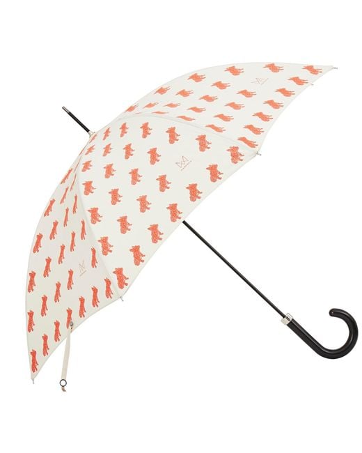Marokka Design Red French Bulldog Geometric Style Umbrella