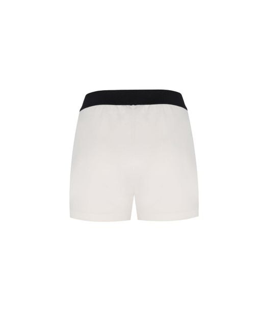 No'design White Iris Mini Shorts