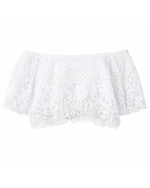 Muche Et Muchette White Banko Crop Top