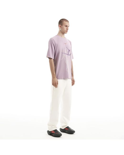 Foxylab New York Purple Lavander T-Shirt Beauty Is Movement