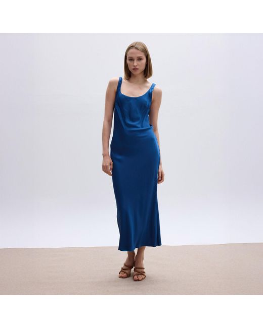 Roses Are Red Blue Charlotte Reversible Dress Vs Ocean
