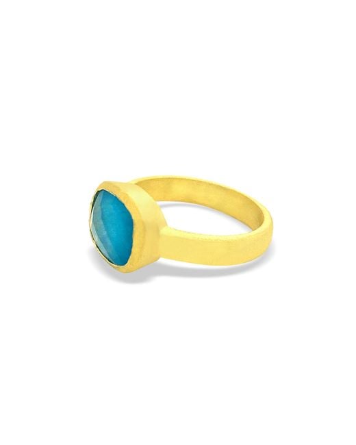 GEM BAZAAR Blue Paradise Ring