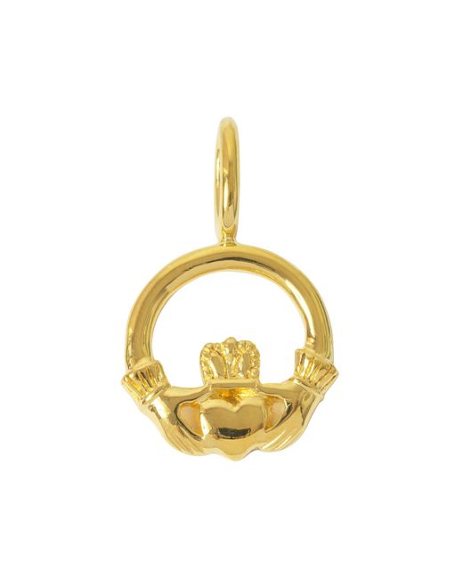 Katie Mullally Metallic Claddagh Charm-Plated Necklace