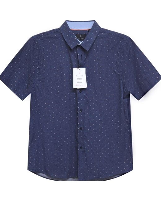 Vustra Blue Ocean Drive Button Down Shirt for men