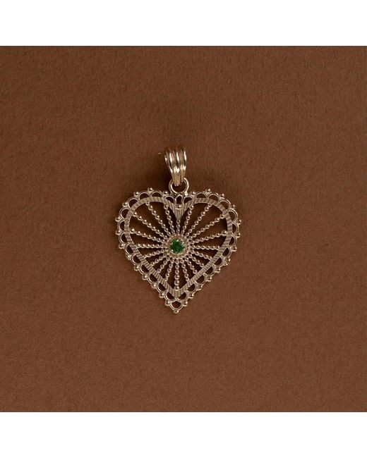 Zoe & Morgan Metallic Amor Charm
