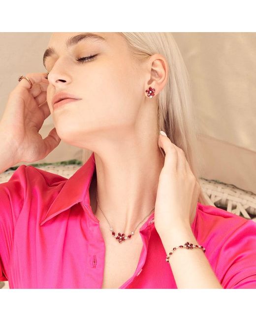 Juvetti Pink Florea Earrings