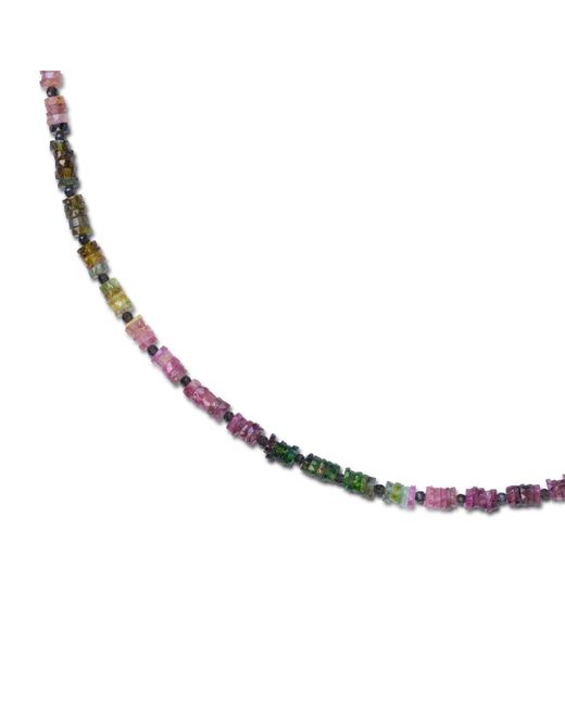 Bombyx House Metallic Tourmaline Heishi Necklace