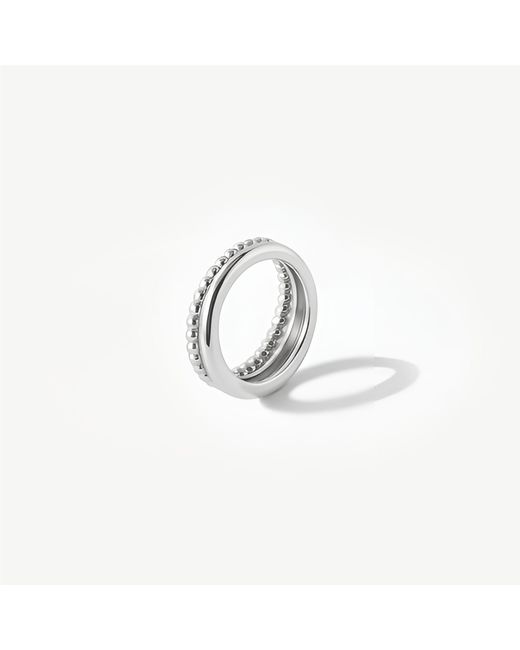 Lei & Mar Co. White The Demi Ring