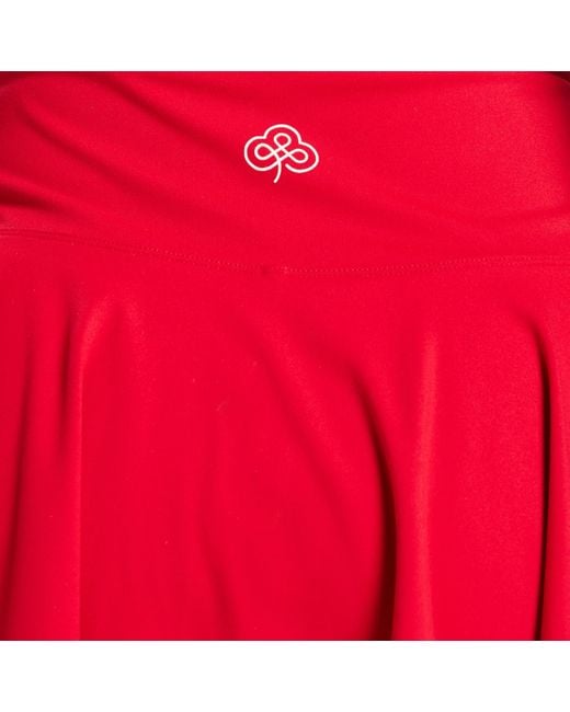 Be Athletica Red Be One Eighty Skort
