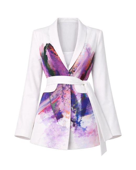Zafur Purple Mayfair Blazer