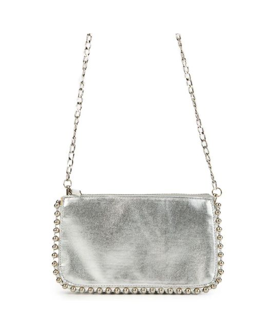 Springmoonatelier Gray Very Special Luxury Color Cross Strap Party Bag