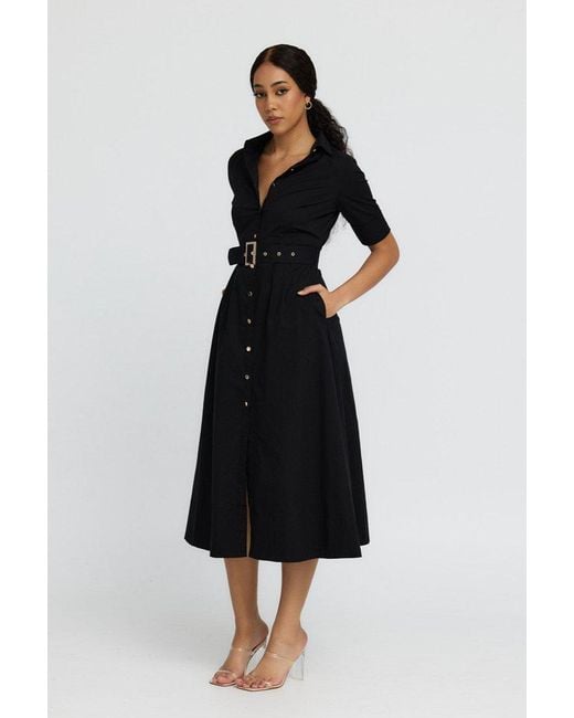 Why Mary Blue The Kate Midi Shirt Dress