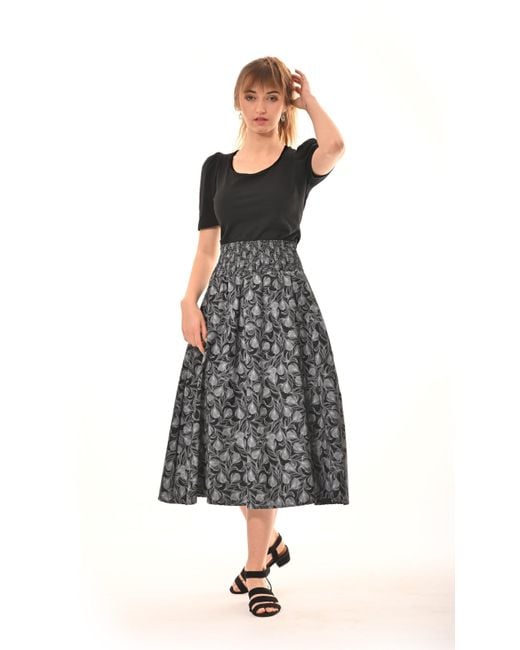 Frock Tales Black Belle Top With Scoop Neck