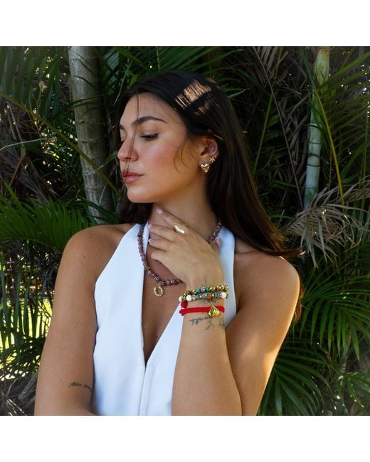 Ebru Jewelry Multicolor Coastal Bohemia Bracelet Set