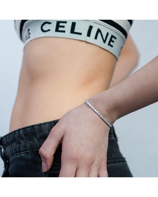 Miss Cecilia White Classic Tennis Bracelet