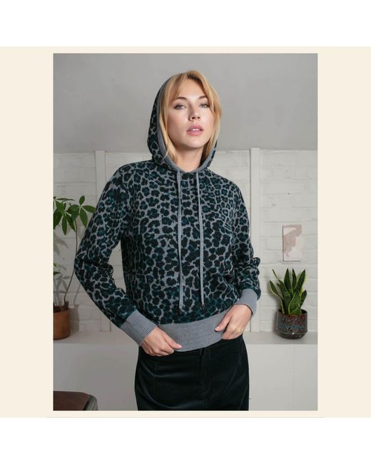Nooki Design Gray Leopard Norwood Hoodie