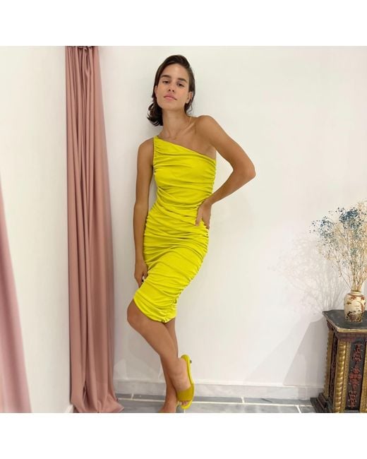 Roses Are Red Yellow Jena Dress