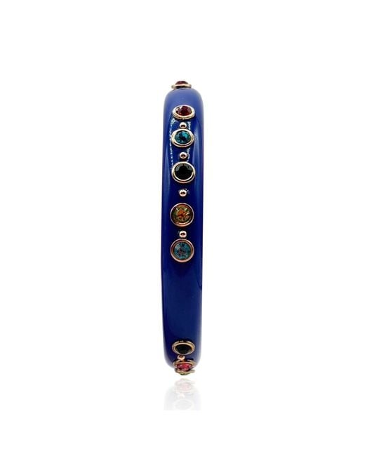 Michael Nash Jewelry Blue Holland Resin Studded Resin Bangle