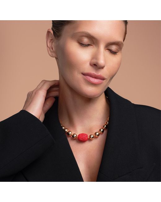 Saule Label Metallic Cassia Necklace